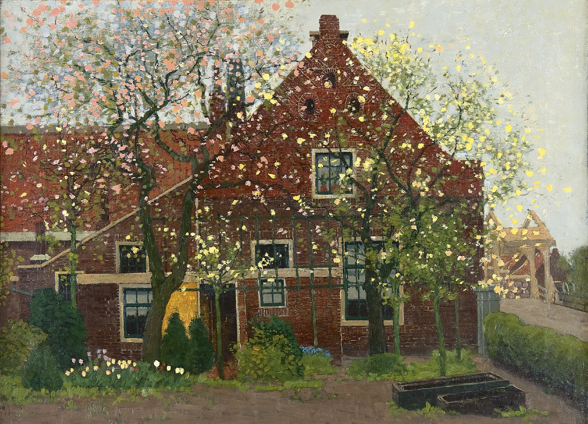 wijsheid Nederigheid vergaan Derk Wiggers | Schilderijen vh. te Koop | Huisje te Loenen in het voorjaar