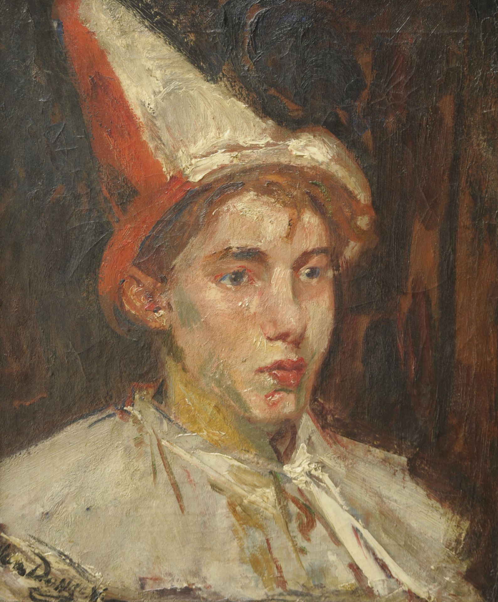 onbekend-paintings-for-sale-a-young-clown