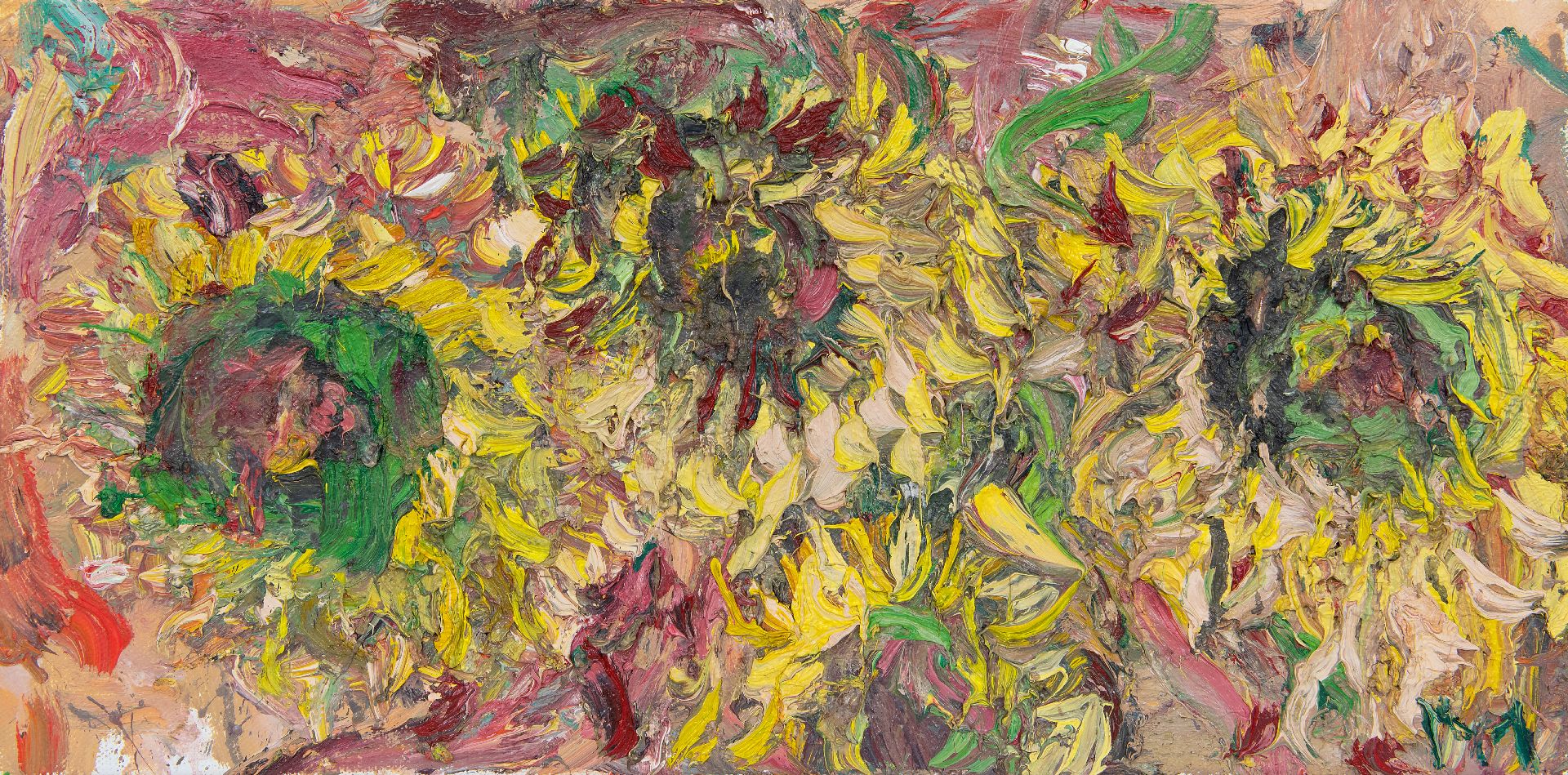 Marc Mulders | Schilderijen Koop Zonnebloemen Herfst II