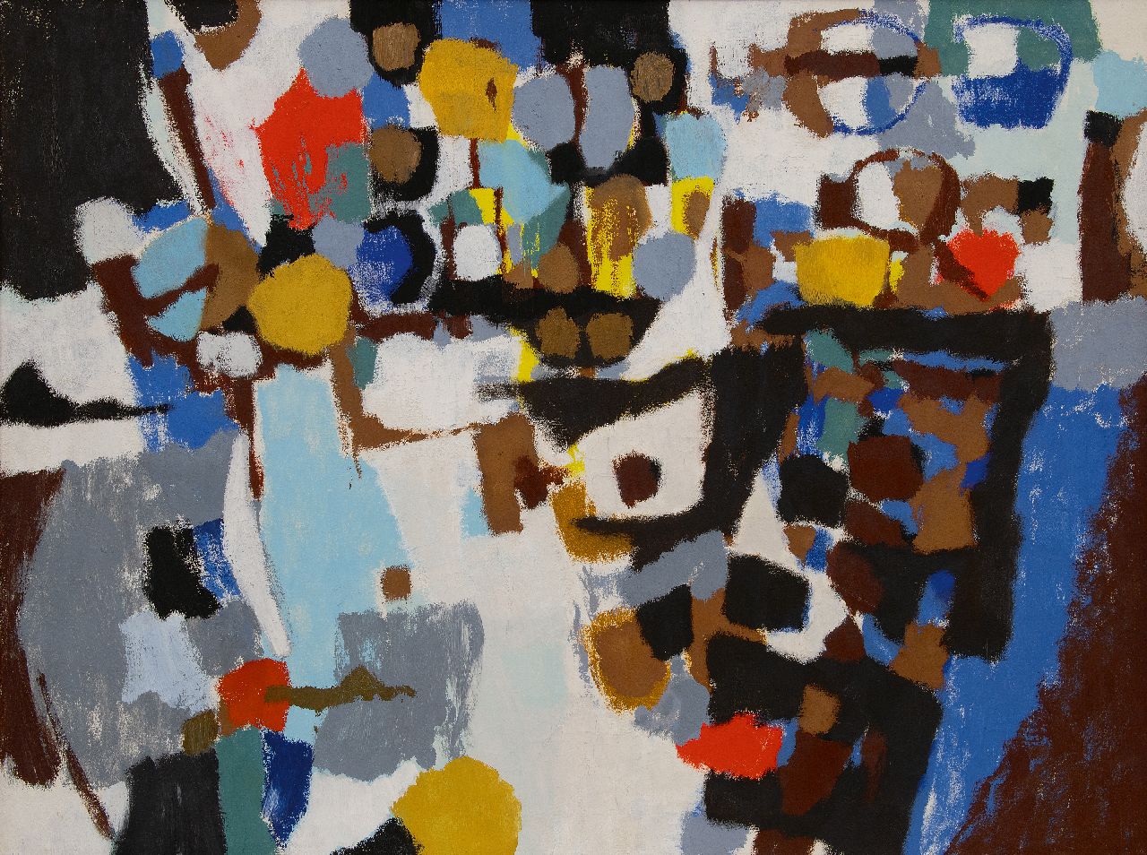 Hunziker F.  | Frieda Hunziker, Tropen, olieverf op doek 74,7 x 99,8 cm, gesigneerd op spieraam en te dateren 1956