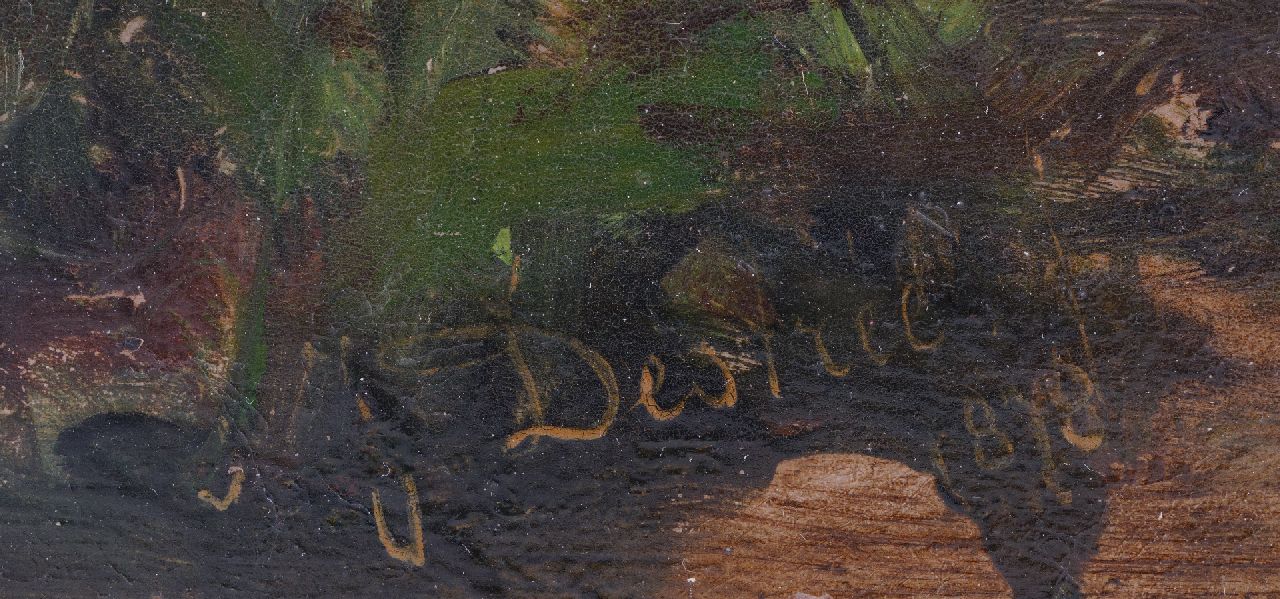 Johannes Josephus Destrée signaturen Poldervaart met figuren