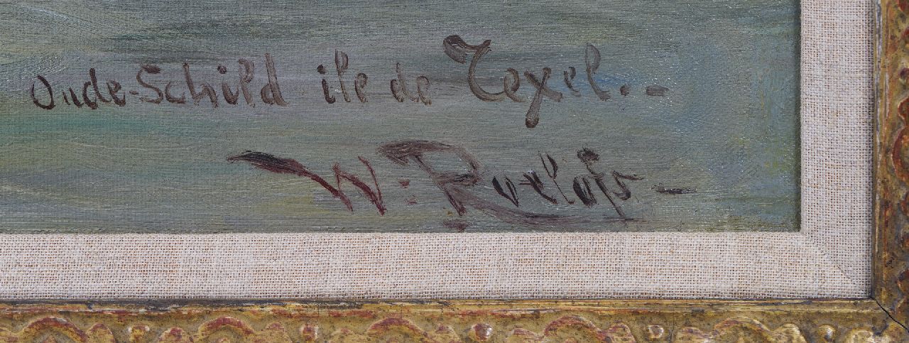 Willem Roelofs signaturen Oude-Schild Ile de Texel