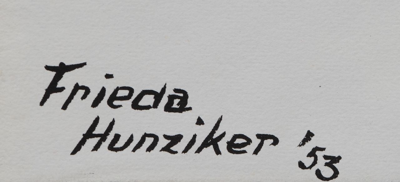 Frieda Hunziker signaturen Organische compositie