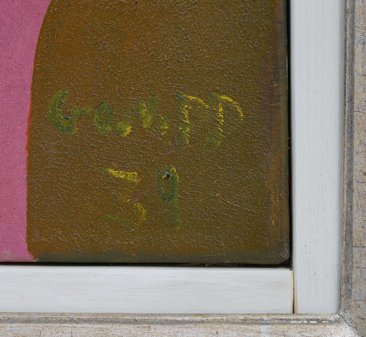 Charles Gaupp signaturen Zelfportret als vrouw