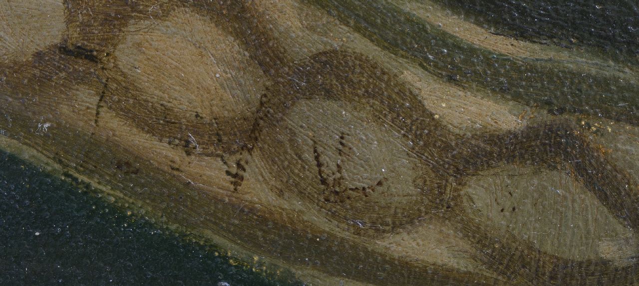 Johanna Margaretha van de Kasteele signaturen Stilleven met schilderspalet