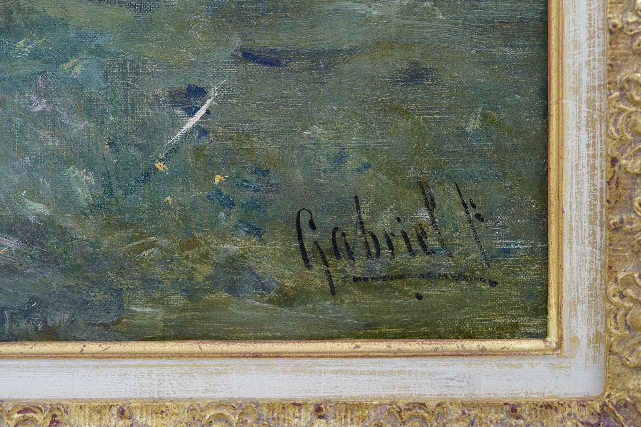 Constan Gabriel signaturen Ochtendstemming bij Veenendaal